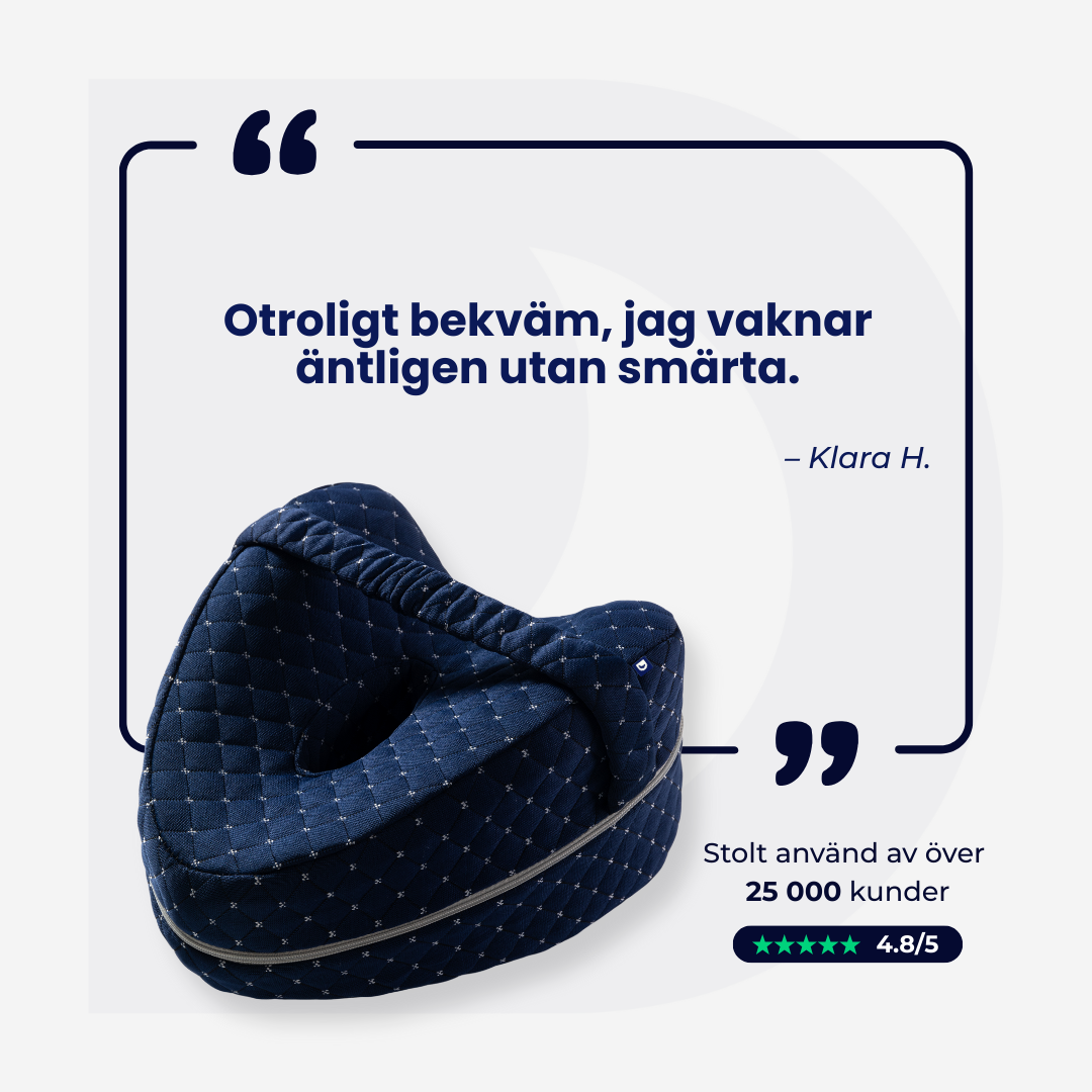 DreamSleepz Ergonomisk Knäkudde – För Ledavlastning Och Djup Sömn