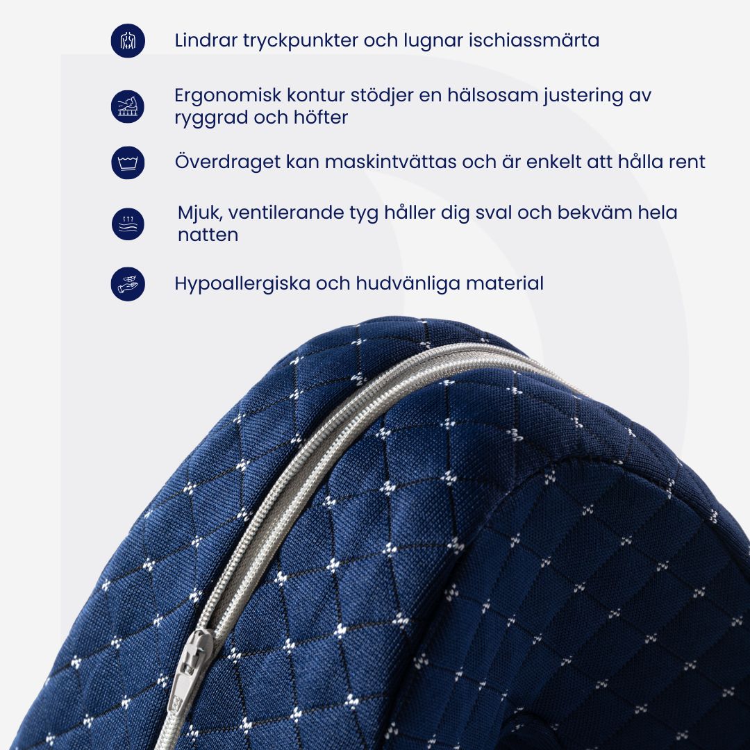 DreamSleepz Ergonomisk Knäkudde – För Ledavlastning Och Djup Sömn